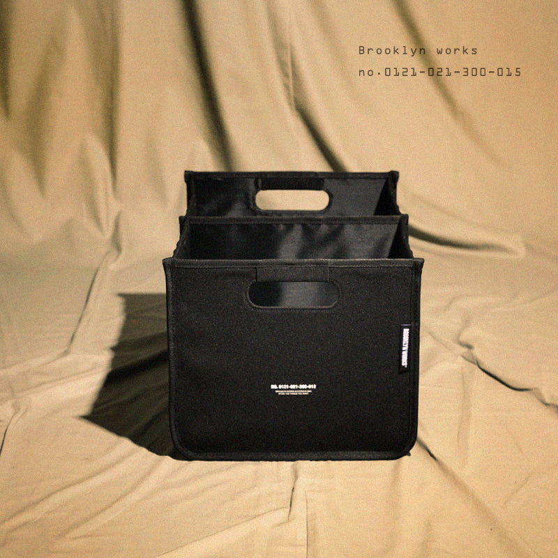 ponpon accordion bag black牛革cm